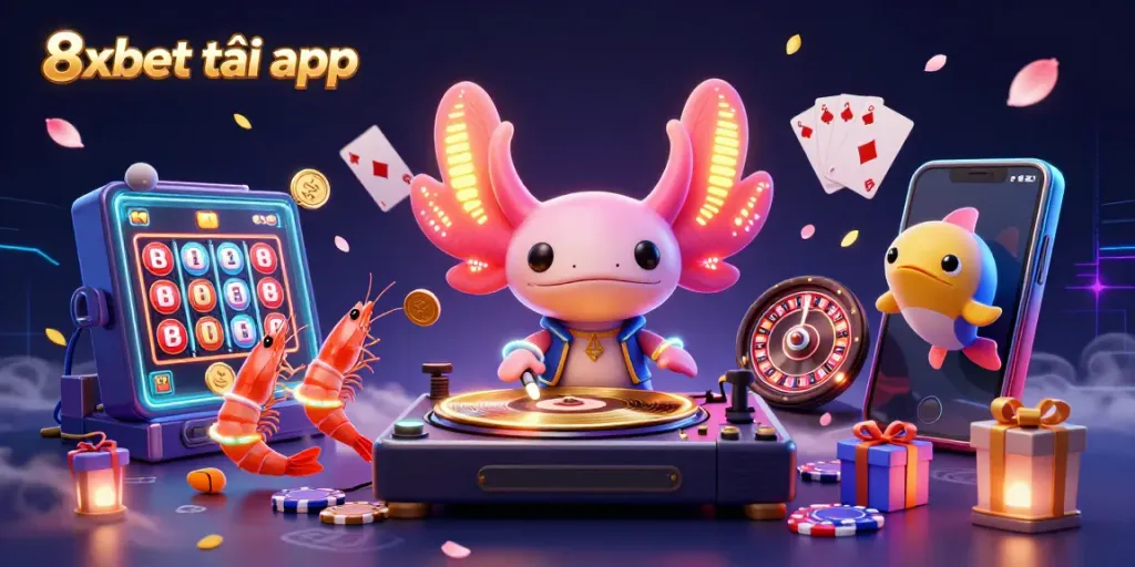 Experience exciting gameplay with the 8xbet tải app featuring vibrant 3D casino elements and characters.