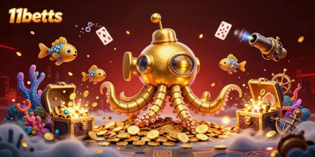 Engage in thrilling gaming adventures at 11betts with golden treasure and dynamic elements.