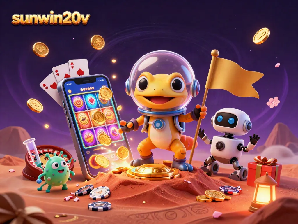 Engage with thrilling slot games at sunwin20v through lively Martian casino adventure.