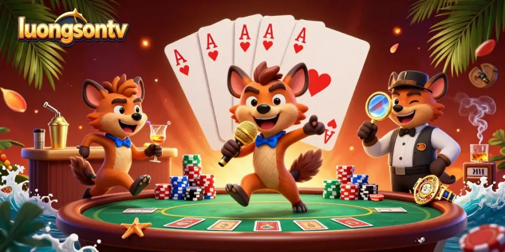 Experience live gambling thrills with luongsontv featuring a hyena comedy casino club atmosphere.