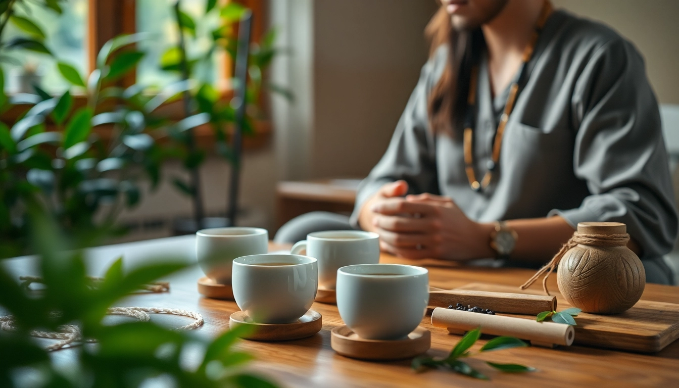 Engaging Ayurveda Consultation between a practitioner and patient in a serene setting.