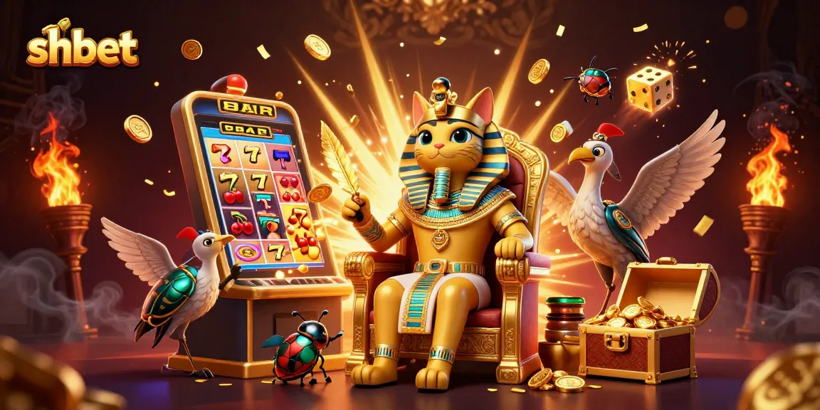 Spin the reels at shbet while enjoying a vibrant 3D casino scene!