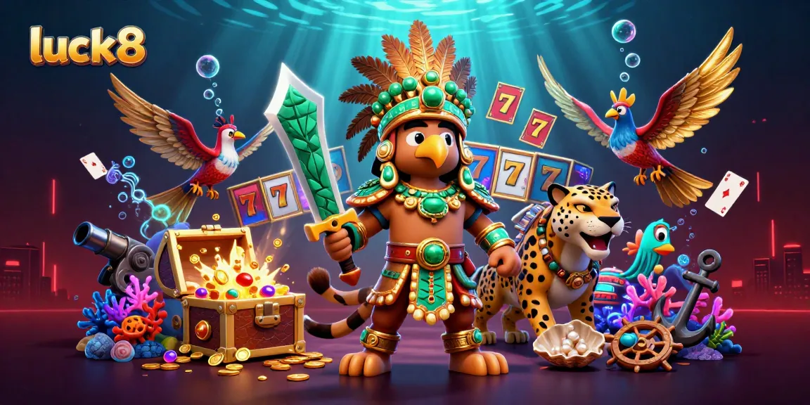 Experience exciting gaming adventures at luck8 with vibrant visuals and thrilling casino elements.