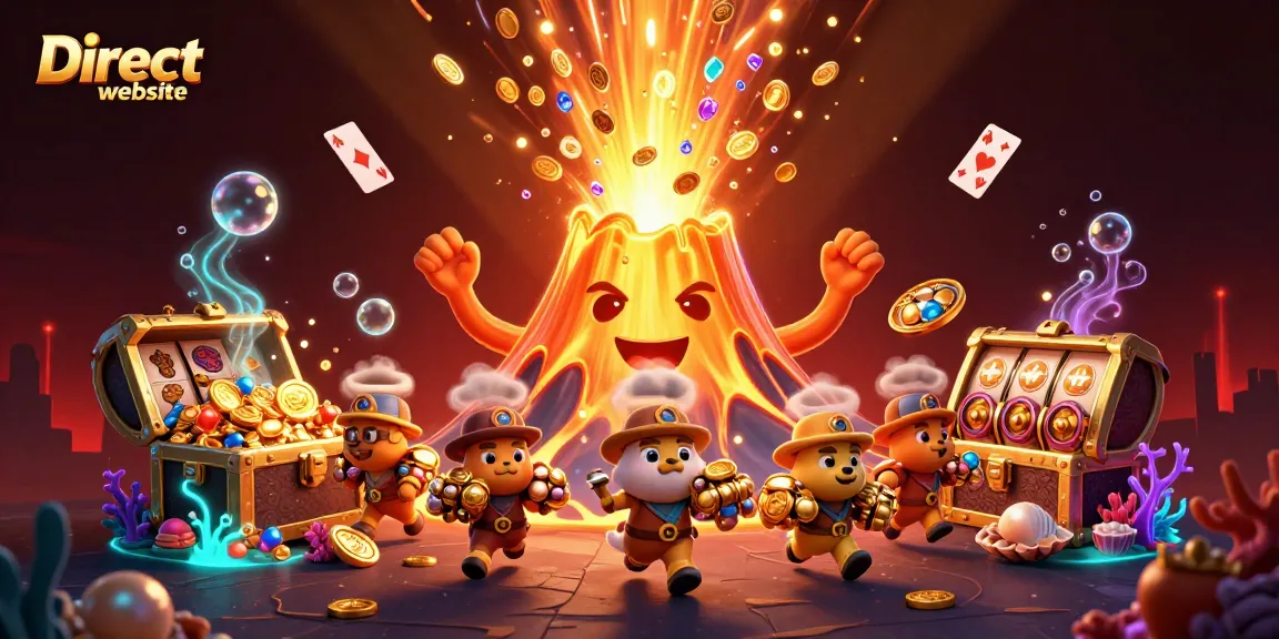 Win big on the Direct website with treasures and excitement abound in this vibrant casino scene.